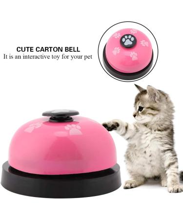 Durable Pink Pet Training Bells - Cute Cartoon Dog & Cat Door Bell for Easy Training - Buy Online on GoSupps.com