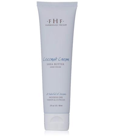 FarmHouse Fresh Coconut Cream Shea Butter Hand Cream  2 Fl Oz