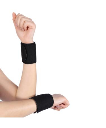 Self Heating Wrist Brace - Tourmaline Magnetic Support Wraps for Sports & Running - Unisex Heated Wrist Wraps for Pain Relief - Buy Online on GoSupps.com