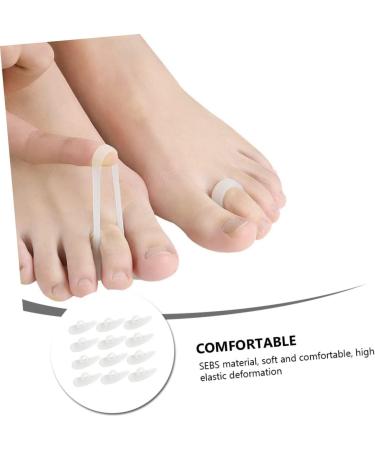 12pc Silicone Gel Middle Toe Support Pads Set - Foot Cushions for Running, Hammer Toe Relief & Toe Separation - Buy Online on GoSupps.com