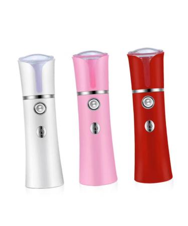 DOITOOL Skin Care Humidifier 1pc Evaporator Cold Handheld Charging Nano Usb Humidifier Spray Face White Hydrator Mini Humidifier 14.1x4cm