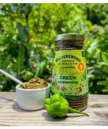 Walkerswood Jamaican Seasoning Combo (Jerk Hot&spicy Green Seasoning All Purpose) 280g - Buy Online on GoSupps.com