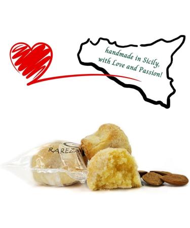 RAREZZE - Sicilian almond paste pastries from an ancient artisanal pastry shop in amazing sicilian style gift-box (1kg). RAREZZE: biscuits cookies and pastries - Buy Online on GoSupps.com