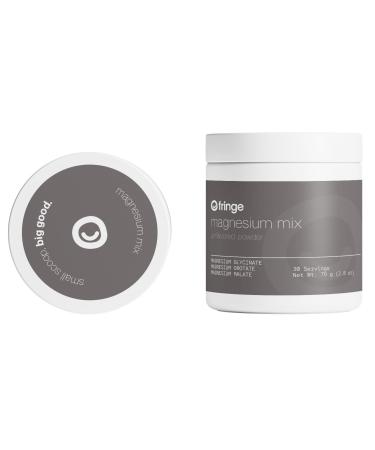 Fringe Triple Magnesium Mix Powder Magnesium Glycinate Orotate & Malate Unflavored Clean Formula Mix Into Anything 30 Servings Triple Magnesium Mix 30 Servings