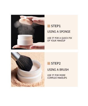 BIOAQUA Lightness Soft Loose Powder | Oil Control & Blemish Repair Makeup | 3 Light Skin Tone Options - 15g - Buy Online on GoSupps.com