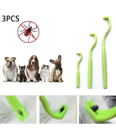 AMG UK Best Pet Tick Removal Tool Dog Cat & Human Tick Removal Painless Tick Removal Hook Set Removes Head & Body Intact  - Buy Online on GoSupps.com