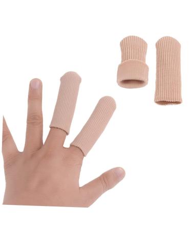 Lurrose 4pcs Thumb Protector Silicone Gel Toe Thumb Cover Sleeves Foot Cap Gel Pad Protectors Closed Nylon Sleeve Buffer Tube Finger Cot Toe Cover Thumb Picture 1 S