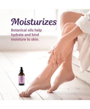 Buy Natural Lavender Body Oil - Vitamin E & Rosehip for Stretch Marks Scars | Skincare for Women Dry Skin | 4oz - International Shipping Available - Buy Online on GoSupps.com