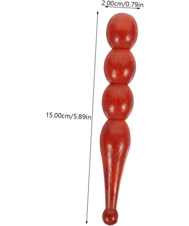 Clispeed 4-Piece Wooden Acupuncture Rod & Roller Massage Device | Health & Wellness Tools for Face & Body - Buy Online on GoSupps.com