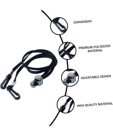 Adjustable 4-Piece Wind Rope Face Mask Lanyard Holder | Neck Key Cord | Durable Polyester Extension - Buy Online on GoSupps.com