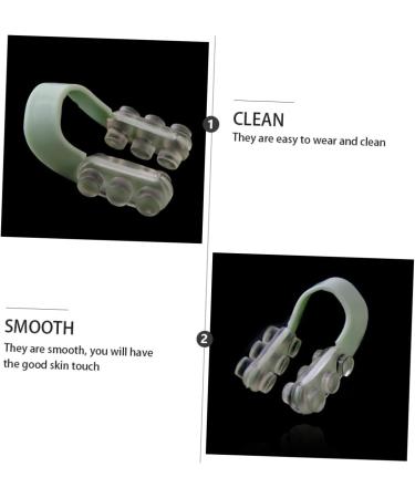Healifty 2 Sets Nose Clip Set | Anti Snoring Nasal Clip for Snoring and Beauty | Green Woman - Buy Online on GoSupps.com