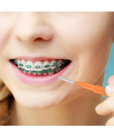 SOLUSTRE 50pcs Interdental Brush Flosser Cleaner - Toothpick & Oral Flossing Tool for Effective Tooth Cleaning - Buy Online on GoSupps.com