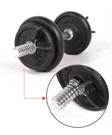 Buy Kaggepeza Dumbbell Closures - 4 Spring Clip Locks for 30mm Dumbbell Bars | Secure Weight Lifting Accessories for Exercise - Buy Online on GoSupps.com