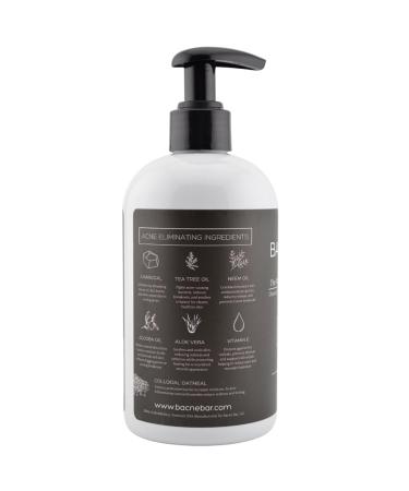 Bacne Wash: All Natural Back Acne Cleanser with Charcoal Jojoba Oil Tea Tree Oil Neem Oil Aloe Vera Colloidal Oatmeal and Vitamin E - Body Acne Wash for All Skin Types - Buy Online on GoSupps.com