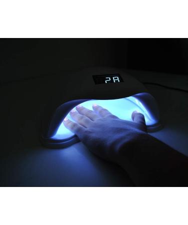 Buy Nail Dryer UV Lamp 24 Dual LEDs - 48W Hybrid Gel Nail Design with Timer | Fast International Shipping - Buy Online on GoSupps.com
