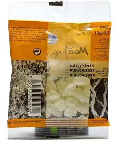 Elma Chios Natural Resin Mastic Oil Mastiha 1127 - Medium Tears/Grain 10g - Buy Online on GoSupps.com