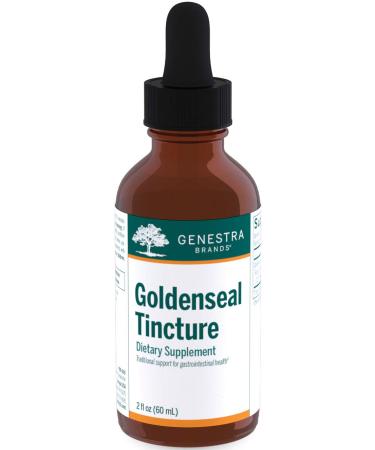 Genestra Brands Goldenseal Tincture | Herbal Supplement Support for The Digestive Tract | 2 fl. oz.