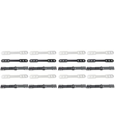 Minkissy 20 Stk Mundsprung Ohrhaken hook for ear straps buckle to extend the mask rope disposable mask rope.
