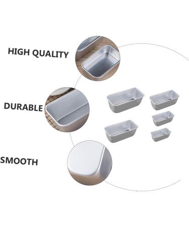 Zerodeko 5pcs Bread Toast Mold Square Bread Pan with Lid Pastry Baking Pan Cajas para Con Chocolate Toaster Pastries Chocolate Cake Loaf Pan A01 Aluminum Alloy Self Made Baking Tools - Buy Online on GoSupps.com