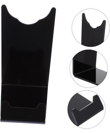 Frcolor Clear Acrylic Razor Stand for Men - Handmade Shaving Holder - Durable Black Display Stand (11x8.5x4.5cm) - International Shipping Available - Buy Online on GoSupps.com