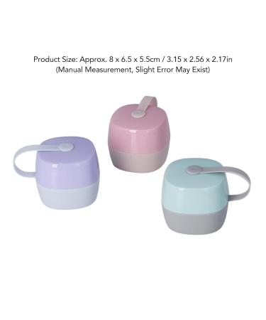 Pacifier Holder Case | 3-Piece Food Grade Milk Powder & Snack Storage | Large Capacity International Shipping - Buy Online on GoSupps.com
