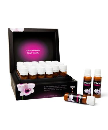 Orthomol Beauty Vial - Liquid Women's Beauty Supplement with Collagen Hydrolysate, Hyaluronic Acid, and Coenzyme Q10 for Hair, Skin, and Nail Health Beauty 30 Count