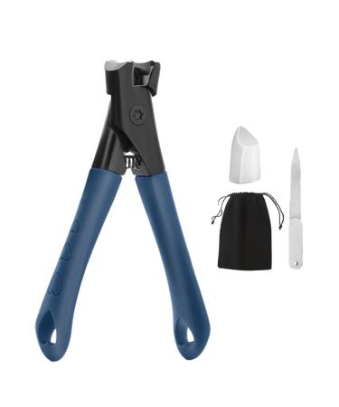 Nail Clippers - 4 Set Include Nail Clippers | Protective | Nail File | Storage Bag | Toenail Clippers | Toenail Cutter and Fingernail Clipper Set | Stainless Steel Curved Edge Cutter Trimme