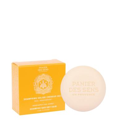 Panier des Sens Shampoing Solide pour Cheveux Secs et Ab m s au Miel Bio - 93% Naturel & Made in France - Sans Sulfate - Pour Femme & Homme - 75g