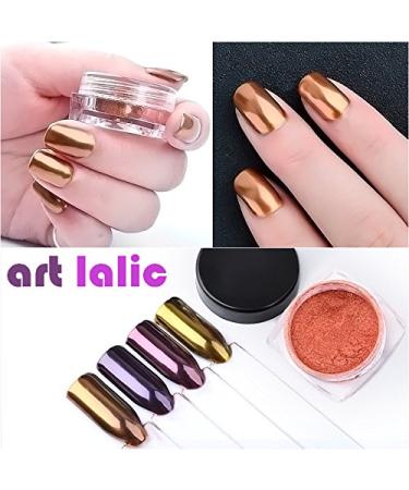 Artlalic Nail Decoration - Chrome & Mirror Effect Nail Glitter Powder (4 Pieces) | International Shipping Available - Buy Online on GoSupps.com