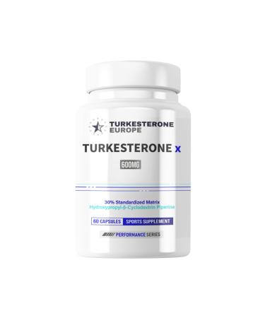 Turkesterone X 30% Complex with HydroPerine™ - 60 Capsules (600mg) - Turkesterone Europe®