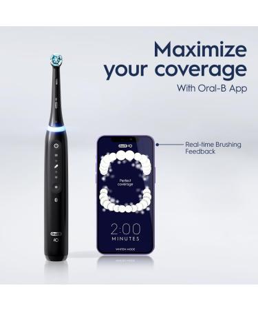 Oral-B iO Series 5 Ultimate White Rechargeable Electric Toothbrush with Visible Pressure Sensor, 2 Minute Timer, 5 Cleaning Settings, 1 Replacement Toothbrush Heads, and Travel Case, White - Buy Online on GoSupps.com