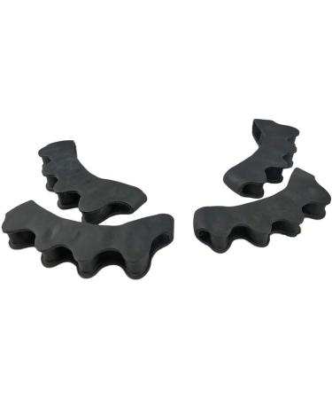 4 Pack Silicone Toe Spreaders for Overlapping Toes - Toe Separator for Men & Women Bale Toe Correction & Foot Pain Relief - Buy Online on GoSupps.com