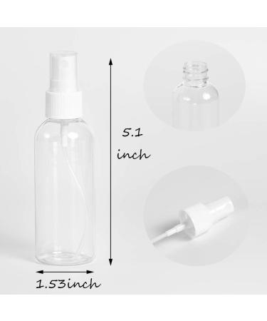 ZEJIA 2.7oz Fine Mist Clear Spray Bottles - Refillable & Reusable Travel Bottles for Essential Oils and Perfumes - Pack of 3 - Buy Online on GoSupps.com