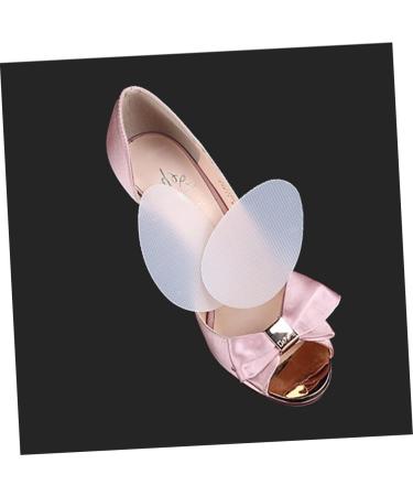 NOLITOY High Heel Stickers - 5 Pairs Self-Adhesive Skid Proof Sole Protectors for White High Heels - Transparent Shoe Stickers for Enhanced Grip - Buy Online on GoSupps.com