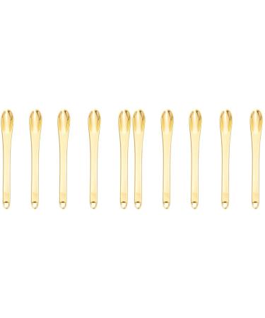 SOLUSTRE 10pcs Mini Makeup Scoops for Eye Cream and Facial Masks Compact Applicators for Skincare for Mixing and Testing Lotions and Creams Stylish and Practical Design