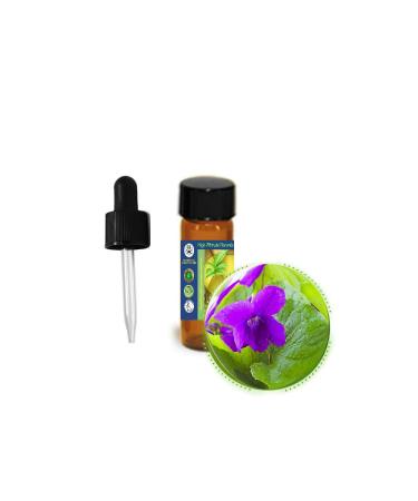 3.7ml (1/8oz) Violet Leaf Absolute Essential Oil (Viola Odorata) - 100% Pure Undiluted Uncut