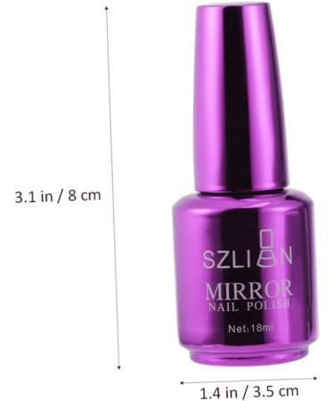 DRESSOOS Mirror Nail Women Nail Art Nail Colors Nails Kit Nail Kits Silver Suit Mirror Gel Nail Polish Metallic Nail Varnish Nail Polish Colors Nail Polish Sparkle Gold Liquid Miss Violet - Buy Online on GoSupps.com