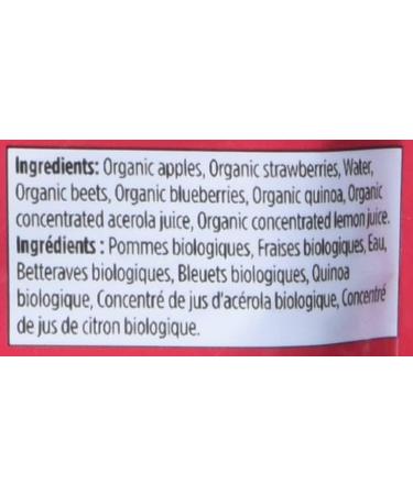 Love Child Organics Apples Strawberries Beets + Blueberries Puree - 128 ml - Buy Online on GoSupps.com