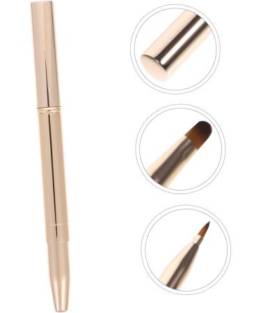 WOFASHPURET professional lip brush beauty products concealer brush eye shadow multifunctional brush hand held mirror lip mask brush cosmetology kit Eye shadow brush women s suits 12x1x1cm Golden - Buy Online on GoSupps.com