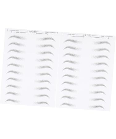 FRCOLOR 4 Sheets Makeup Stickers Eyebrows Transfer Stickers Brow Tatoo Eyebrow Stickers Simple 3d Cosmetic - Buy Online on GoSupps.com