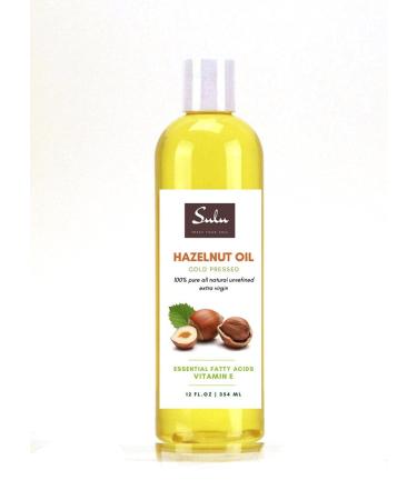 100% Pure Organic All Natural Hazelnut Oil (16 oz)