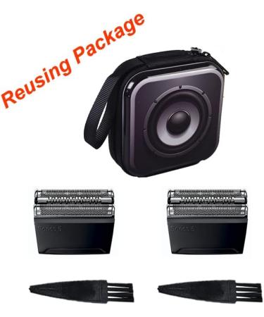 Series 5 52B Electric Shaver Head Replacement - Compatible Foil & Cutter for Models 5030 5040 5090 | 2-Pack (Black) - International Shipping Available - Buy Online on GoSupps.com
