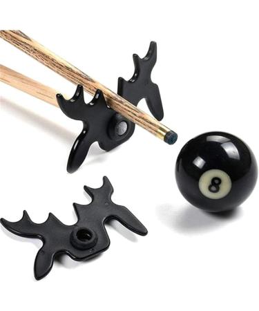 QIANG 4Pcs Black Plastic Moosehead Pool Billiard Cue Bridge Head - Portable Slip-on Bridge Head for Retractable Pool Bridge Stick - Buy Online on GoSupps.com