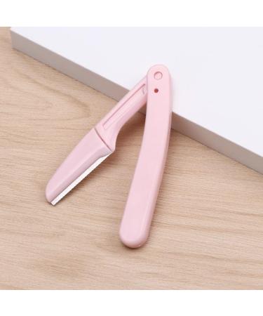 Facial razor for women eyebrow trimmers women's eye brow knives facial blades for women professional beauty tools (color: 5-pink)