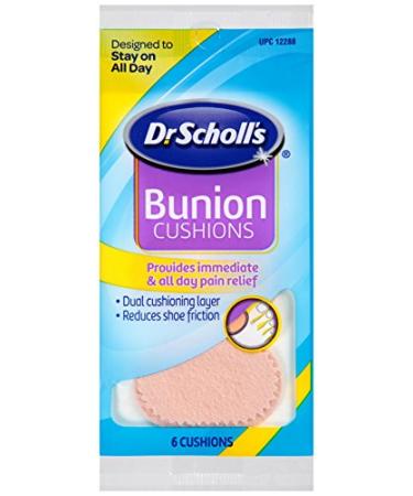 Dr. Scholl's Bunion Cushions 6 Count - Pain Relief and Comfort for Bunions - Buy Online on GoSupps.com