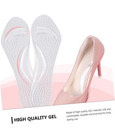 Shop NOLITOY Non-Slip Gel Insoles - 4 Pairs High Heel Cushions & Comfort Shoe Pads for Arch Support - Ideal for Ladies - Buy Online on GoSupps.com