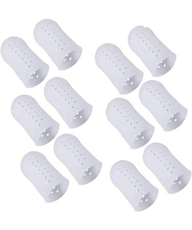 INOOMP High Heel Protectors - 6 Pairs/12pcs Big Toe & Heel Protector Caps - Silicone Gel - White - 4.5X2.1 cm - Buy Online on GoSupps.com