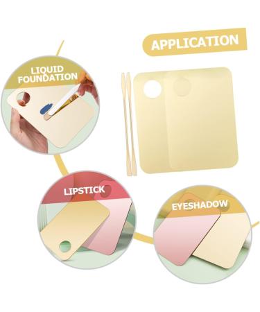 NOLITOY 2 Set Color Palette | Makeup Spatula & Mixing Plate for Foundation Eyeshadow Oil Paint Acrylic | International Shipping Available - Buy Online on GoSupps.com
