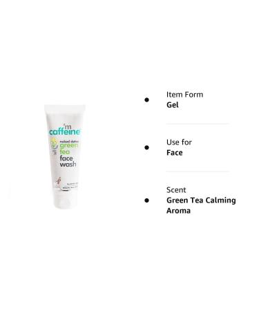 Vitamin C Face Wash for Women | Green Tea & Hyaluronic Acid | Oil Control for Oily Normal & Dry Skin | Antioxidant-rich Natural Cleanser - 100ml - Buy Online on GoSupps.com