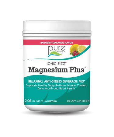 Pure Essence Ionic-Fizz Magnesium Plus Raspberry Lemonade Flavor 12.06 oz (342 g)